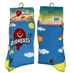 1x Airheads Candy Crew Novelty Adult Socks One Size